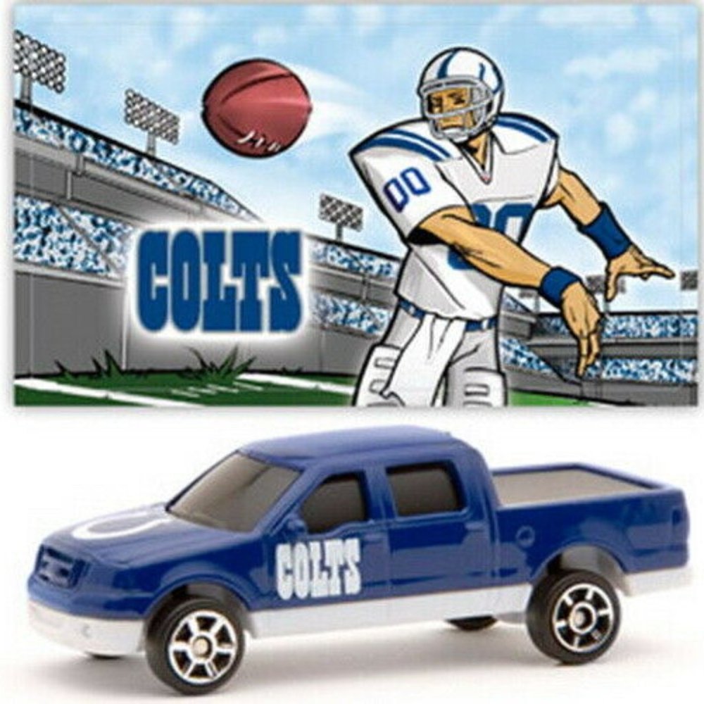 INDIANAPOLIS COLTS FORD PICKUP F-150 DIECAST TRUCK 1:87 SCALE W/STICKER